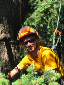 Seattle tree expert, arborist, and crew lead Dylan Berger